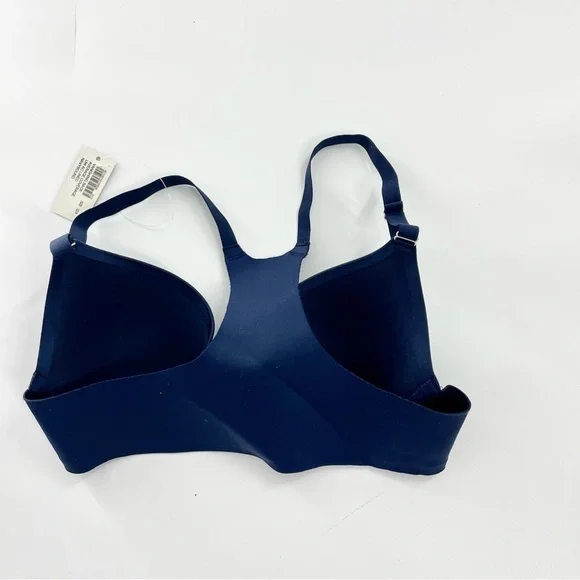NWT Soma Vanishing Back Front Close Full Coverage Smoothing Navy Blue Bra Sz 32A - Picture 6 of 8